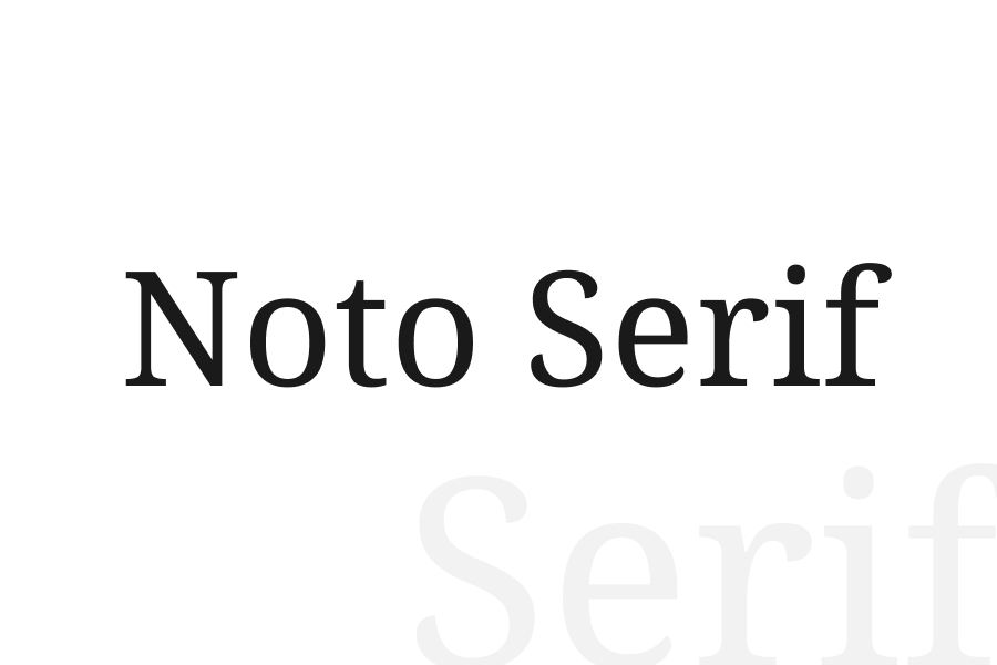 Noto Serif